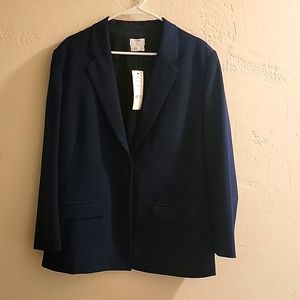 Navy Blue 3 Button Blazer